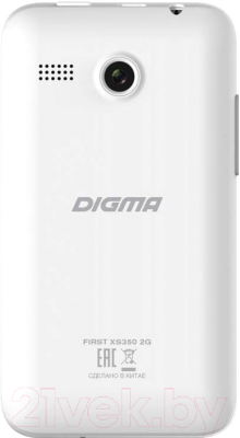 Смартфон Digma First XS350 (белый)