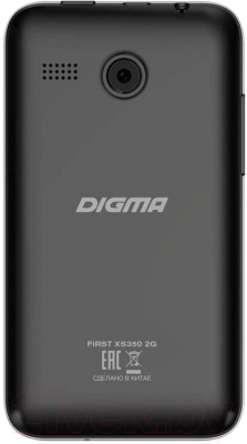 Смартфон Digma First XS350 (черный)