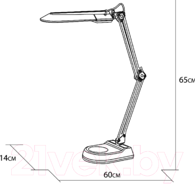 Настольная лампа Arte Lamp Desk A5810LT-1WH