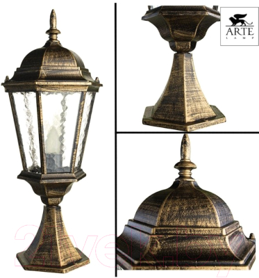 Светильник уличный Arte Lamp Genova A1204FN-1BN