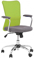 Кресло офисное Halmar Andy (серый/зеленый) - 