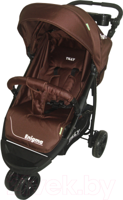 Детская прогулочная коляска Baby Tilly Enigma T-1407 (коричневый)