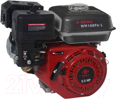 Двигатель бензиновый Weima WM168FA (S shaft)