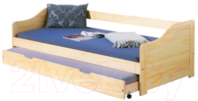 Двухъярусная выдвижная кровать Halmar Laura (сосна)