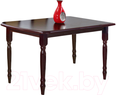 Обеденный стол Halmar Arnold 150-190x80 (темный орех)