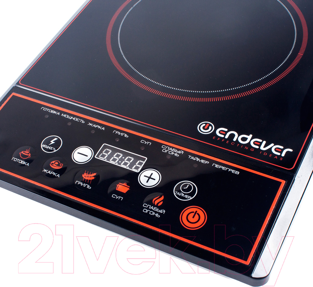 Электрическая настольная плита Endever Skyline DP-40 (черный/красный)