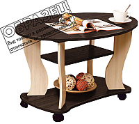 Журнальный столик Олмеко Сатурн-М05 (венге/дуб линдберг) - 