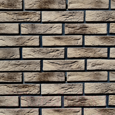 Декоративный камень бетонный Royal Legend Шамбор бежевый с коричневым 09-205 (200x50x04-07)