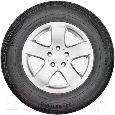 Летняя легкогрузовая шина Continental ContiVanContact 100 195/75R16C 107/105R