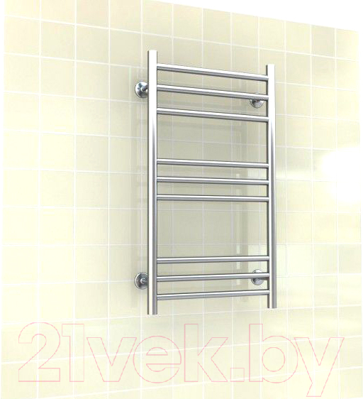 Полотенцесушитель водяной Ростела Свирель ДУ-32 V 50x70/7 (1 1/4") (боковое подключение) — фото 2