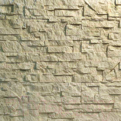 Декоративный камень бетонный Royal Legend Голарда слоновая кость с нежно-желтым 19-040 (470/280/187x93x10-35)