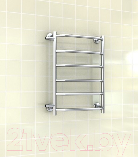 Полотенцесушитель водяной Ростела Трапеция 50x70/6 (1") (боковое подключение) — фото 2