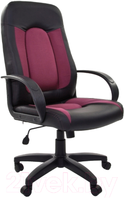 Кресло офисное Chairman 429 (бордовая вставка)
