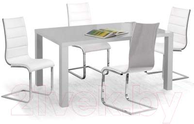 Обеденный стол Halmar Ronald 120x80 (серый)