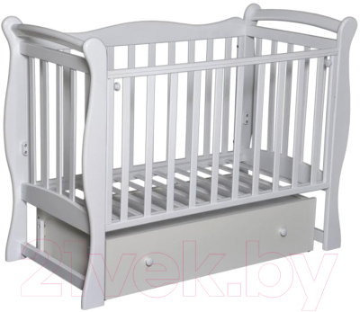 Детская кроватка Антел Северянка-1 (белый)