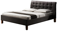 Двуспальная кровать Halmar Samara (черный) - 