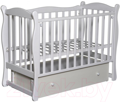 Детская кроватка Антел Северянка-2 (белый)