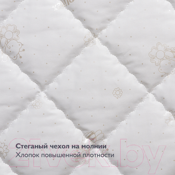 Матрас в кроватку Плитекс Flex Cotton Oval ФК-01/4