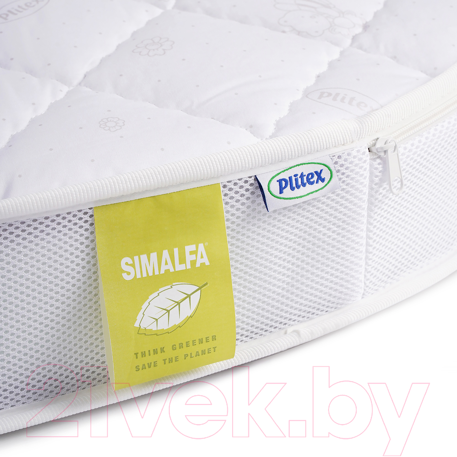 Матрас в кроватку Плитекс Flex Cotton Oval ФК-01/4