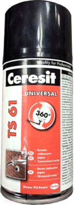 Пена монтажная Ceresit TS 61 (300мл)