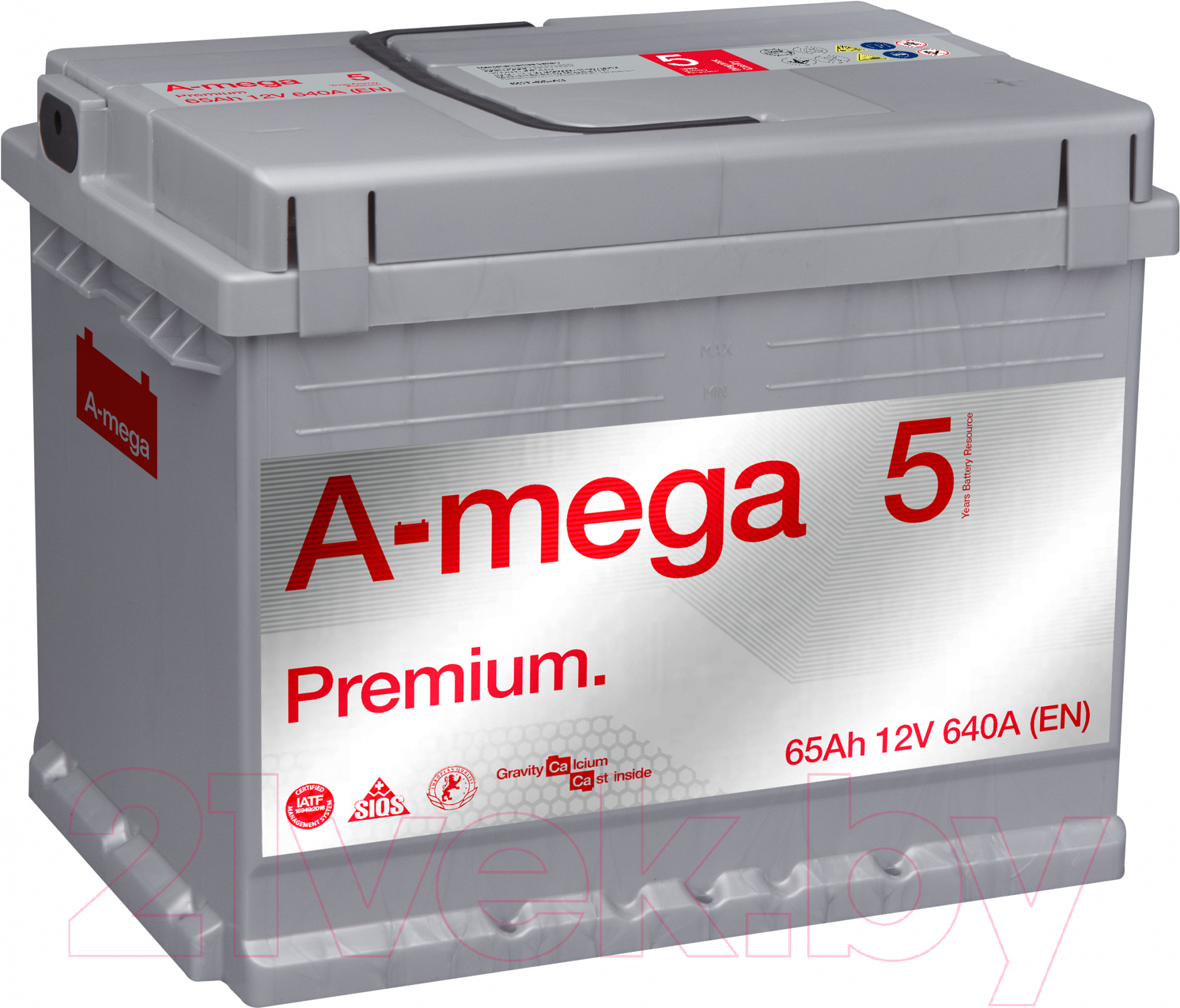 A-mega Premium 65 R 65 А/ч Автомобильный аккумулятор купить в Минске, Гомеле,  Витебске, Могилеве, Бресте, Гродно