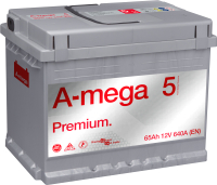 

Автомобильный аккумулятор A-mega, Premium 65 R