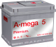 Автомобильный аккумулятор A-mega Premium 65 R (65 А/ч) - 