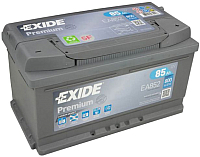 Автомобильный аккумулятор Exide Premium EA852 (85 А/ч) - 