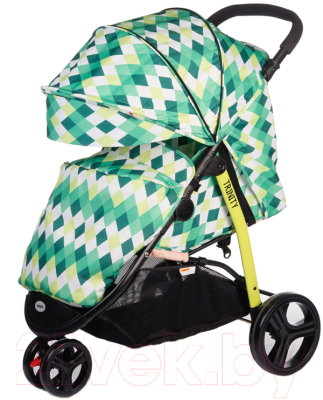 Детская прогулочная коляска Babyhit Trinity (Green Rhombus)