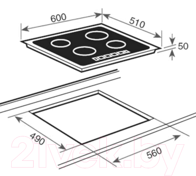 Индукционная варочная панель Teka IB 6140 (10210133)