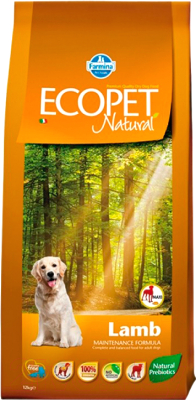 Сухой корм для собак Farmina Ecopet Natural Lamb Maxi (12кг)
