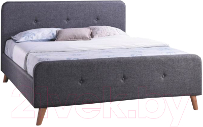 Двуспальная кровать Signal Malmo 160x200 (серый)