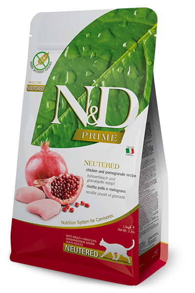 Сухой корм для кошек Farmina N&D Grain Free Cat Chicken & Pomegranate Neutered