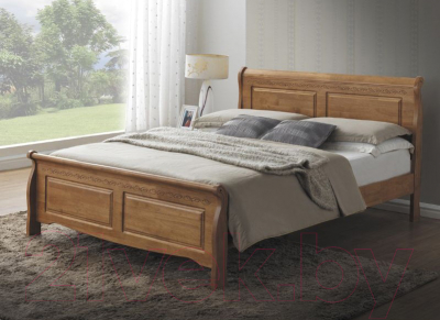 Двуспальная кровать Signal Boston 160x200 (дуб)