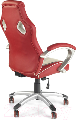 Кресло геймерское Halmar Malibu (красный/кремовый)