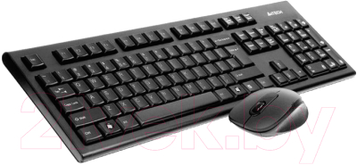 Клавиатура+мышь A4Tech 7100N (черный)
