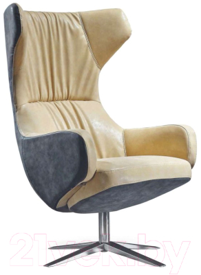 Кресло мягкое Halmar Cursor (серый/бежевый)