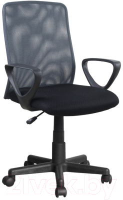 Кресло офисное Halmar Alex (черный/серый)