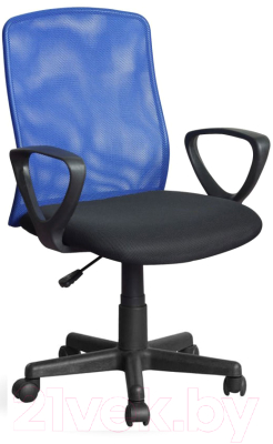 Кресло офисное Halmar Alex (черный/синий)