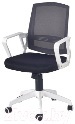 Кресло офисное Halmar Ascot (черный/белый)