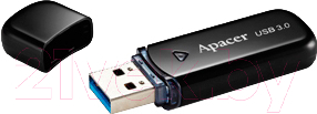 Usb flash накопитель Apacer AH355 64GB Black (AP64GAH355B-1)