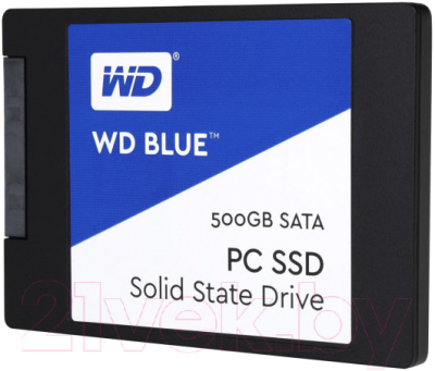 SSD диск Western Digital Blue 500GB (WDS500G1B0A)