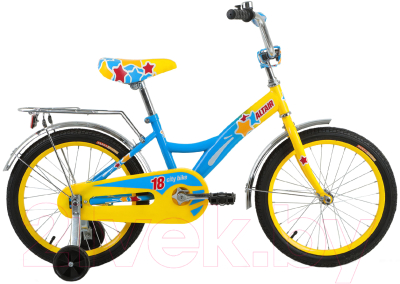 Детский велосипед Forward Altair City Girl 2017 (18, желтый/синий)