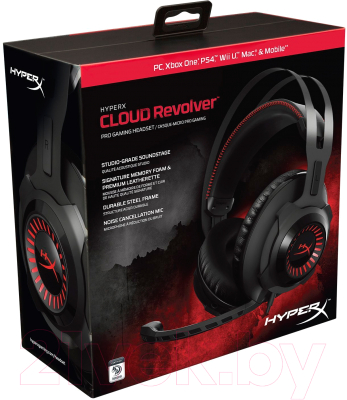 Наушники-гарнитура Kingston HyperX Cloud Revolver (HX-HSCR-BK/EE)