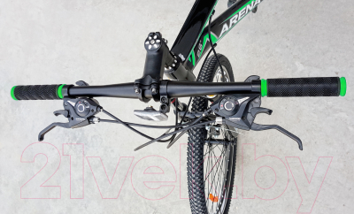 Велосипед Arena AR2601FS-G (18, зеленый/черный)
