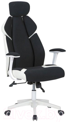 Кресло геймерское Halmar Chrono (черный/белый)
