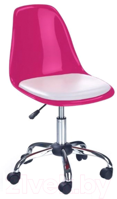 Кресло офисное Halmar Coco II (белый/розовый)