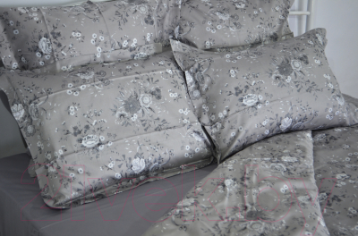 Комплект постельного белья Файбертек КПБ.14.С (20-0767-Grey/Light Grey)