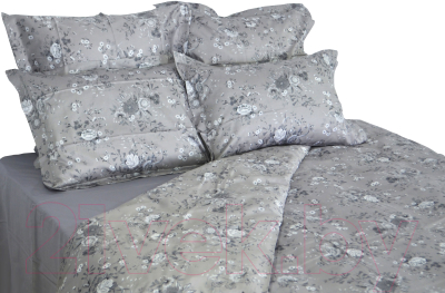 Комплект постельного белья Файбертек КПБ.44.С (20-0767-Grey/Light Grey)
