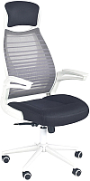 Кресло офисное Halmar Franclin (черный/серый) - 